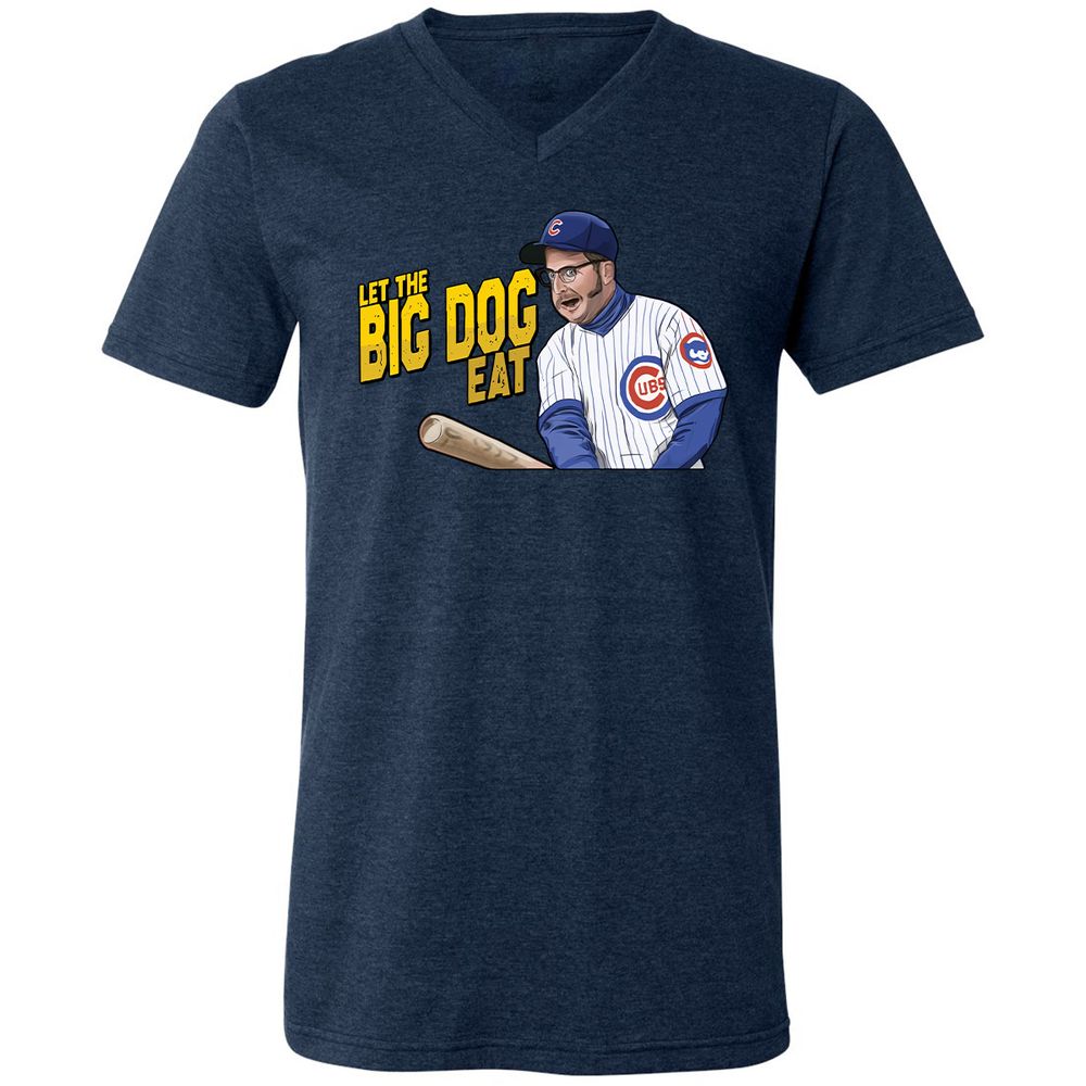 Unisex V-Neck T-Shirt - 5PT5JKR5 - Heather Navy - 15