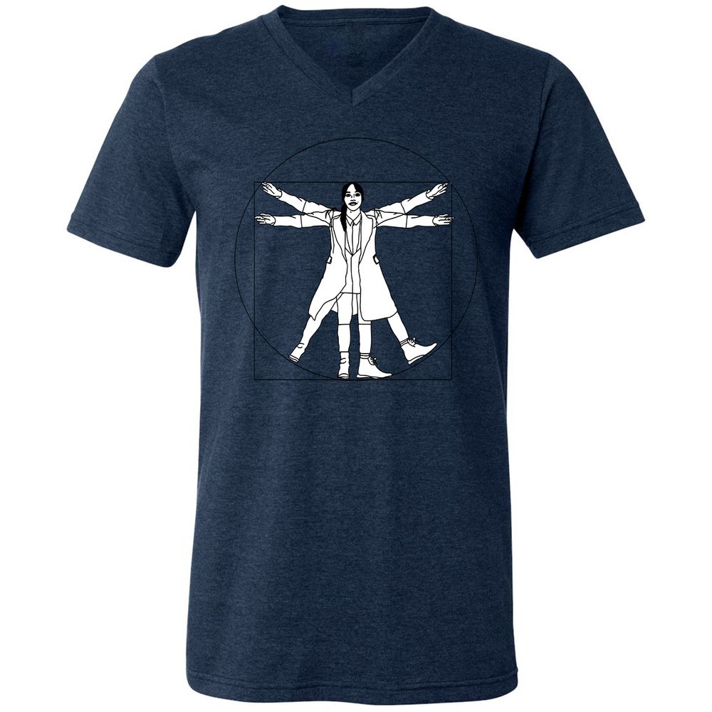 Vitruvian Philomena Cunk - Cunk on Earth - Heather Navy - 15