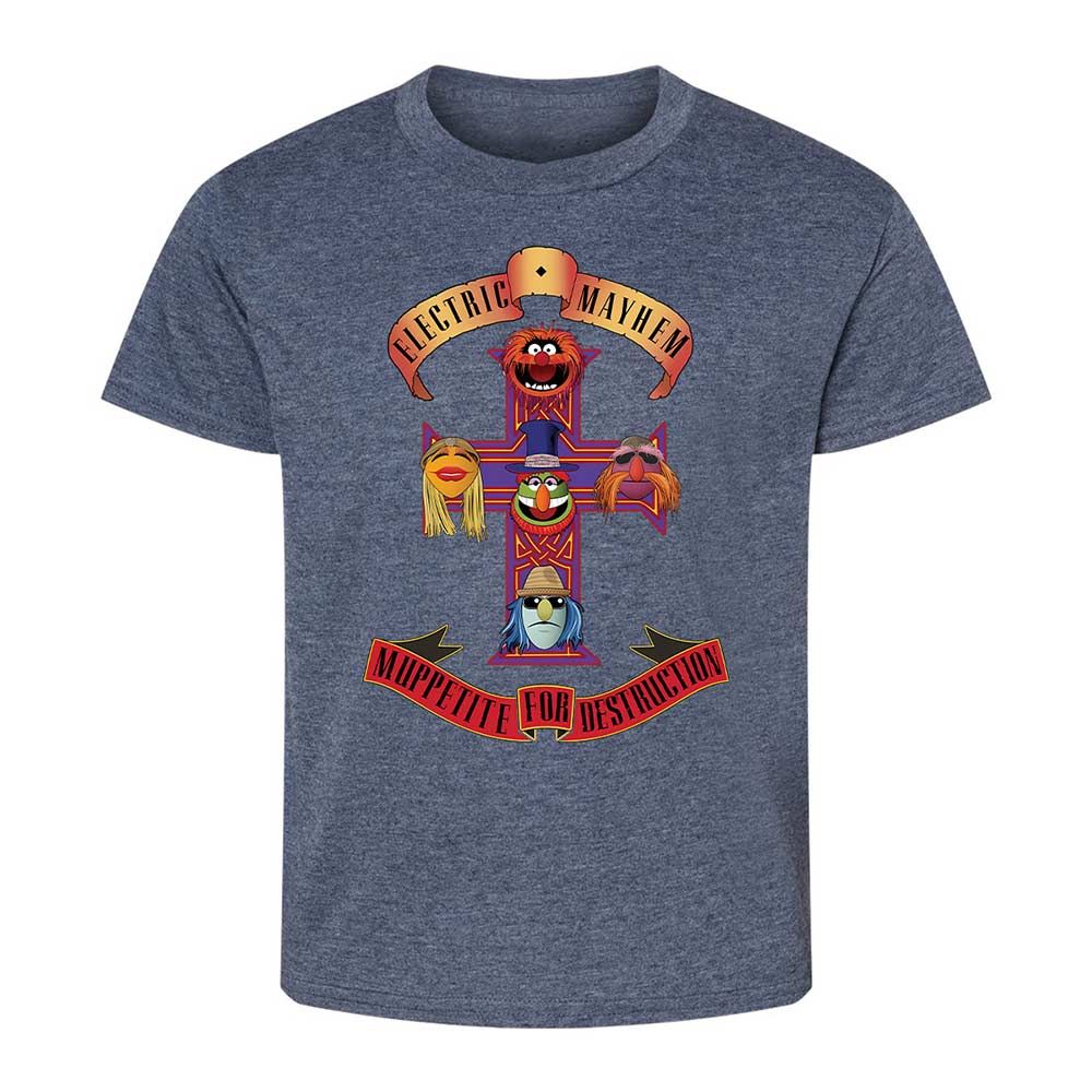 Muppetite For Mayhem - Heather Navy - 15