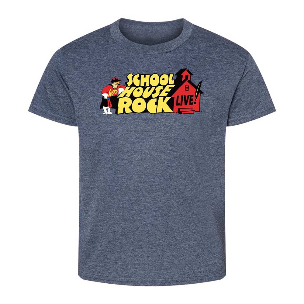 Kids T-Shirt - 1743PC9X - Heather Navy - 15