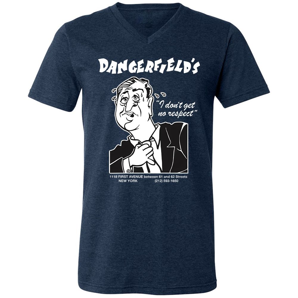 Unisex V-Neck T-Shirt - QSEUU3K2 - Heather Navy - 15