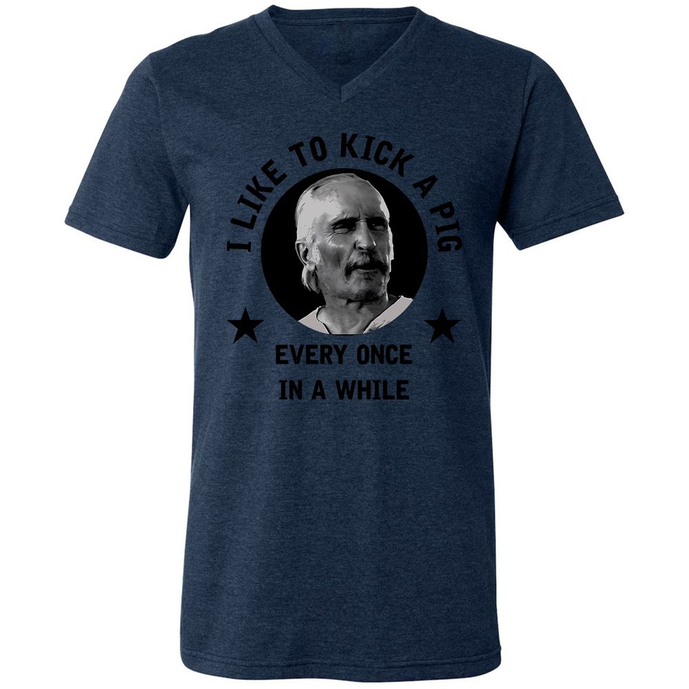 I like to kick a pig - Heather Navy - 15