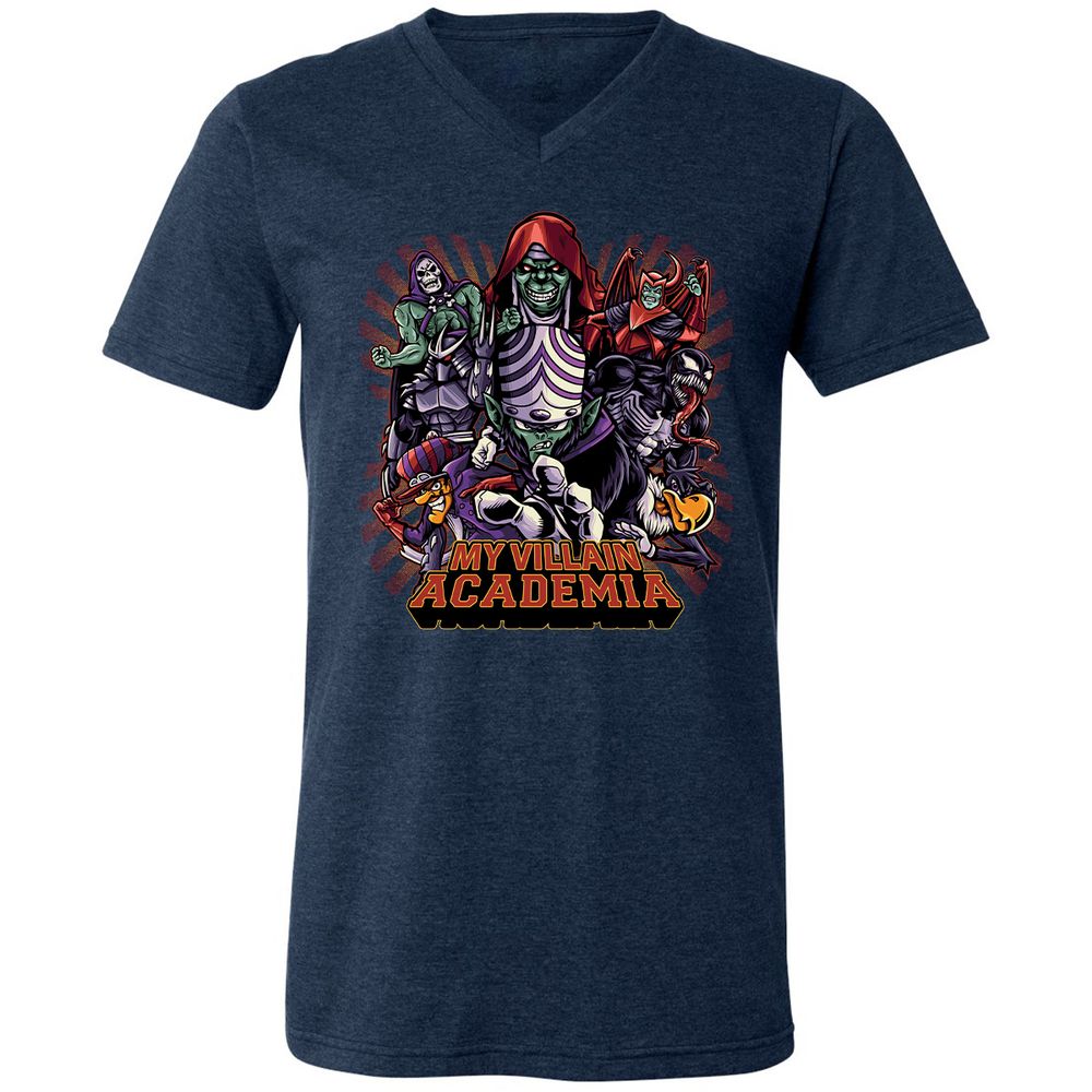 Unisex V-Neck T-Shirt - G3E5142V - Heather Navy - 15