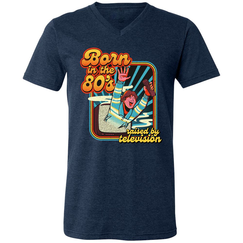 Unisex V-Neck T-Shirt - FSB24GAW - Heather Navy - 15