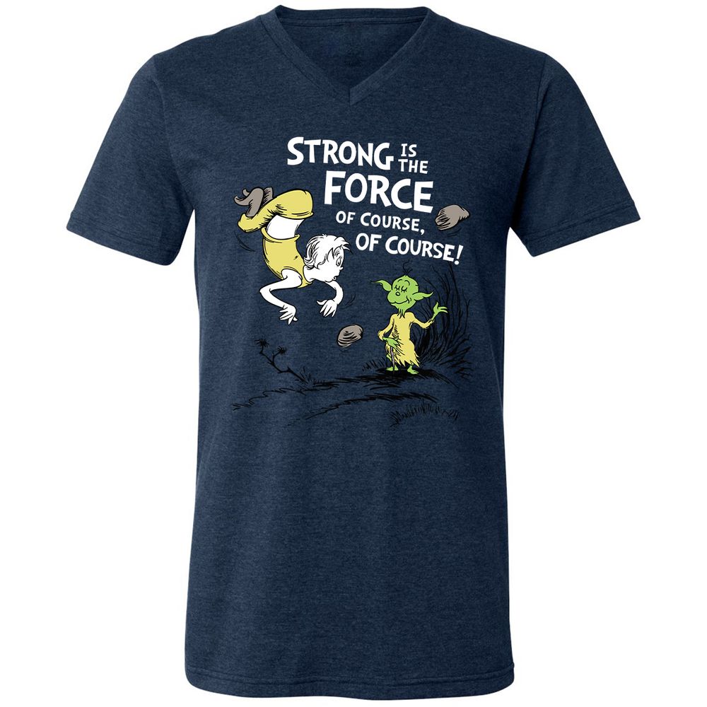 Unisex V-Neck T-Shirt - LK5N721B - Heather Navy - 15