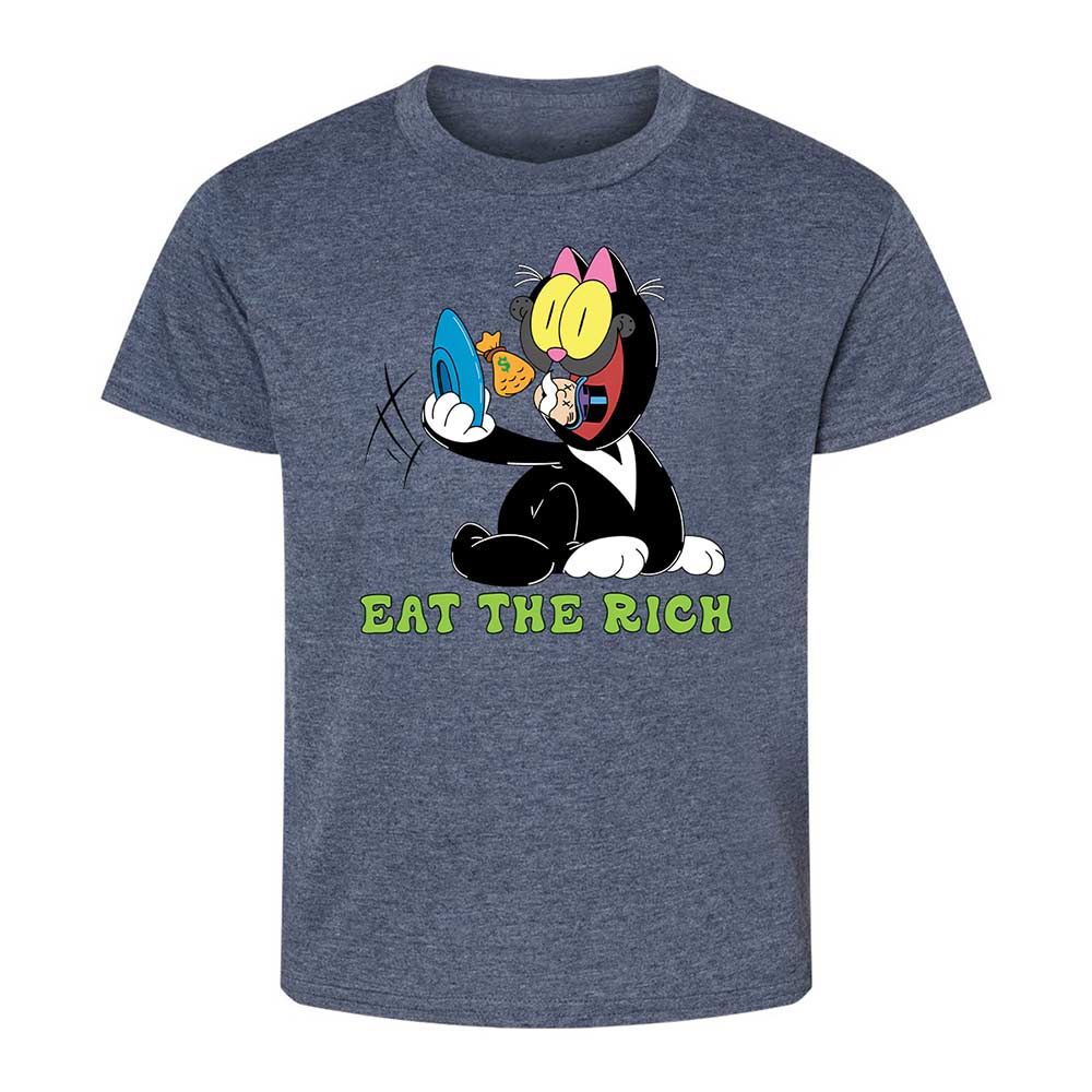 Kids T-Shirt - KD6TX5MY - Heather Navy - 15