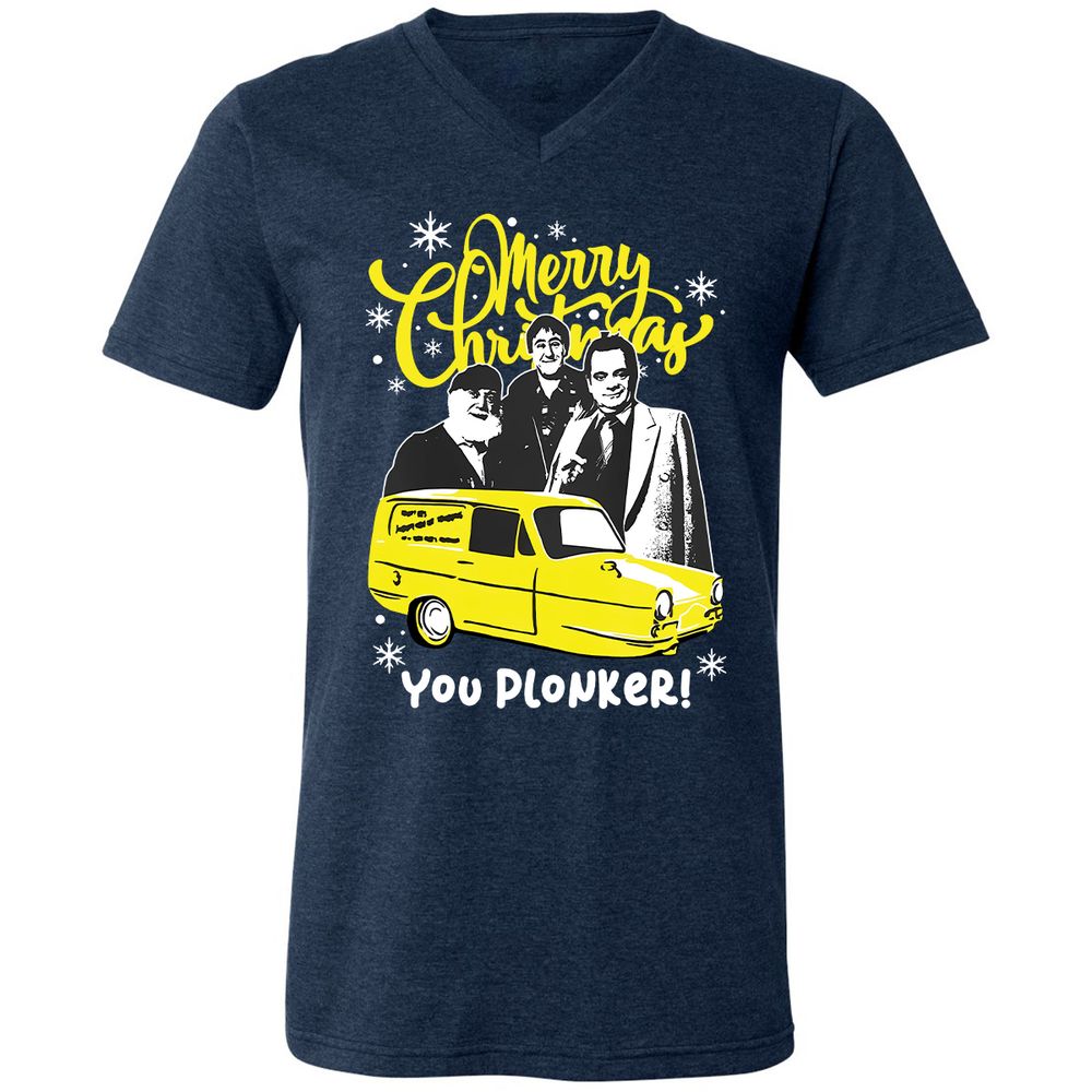 Unisex V-Neck T-Shirt - 87FGAWPW - Heather Navy - 15