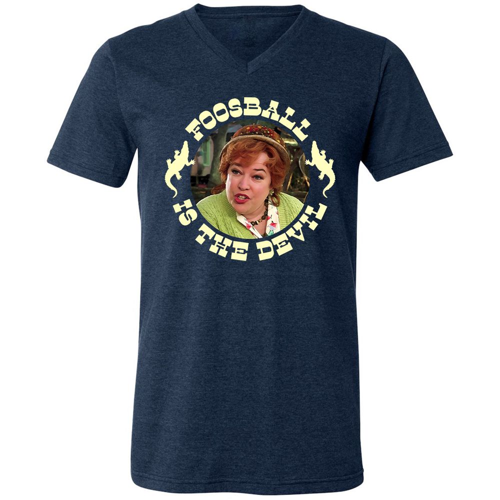 Unisex V-Neck T-Shirt - PVG95TTC - Heather Navy - 15