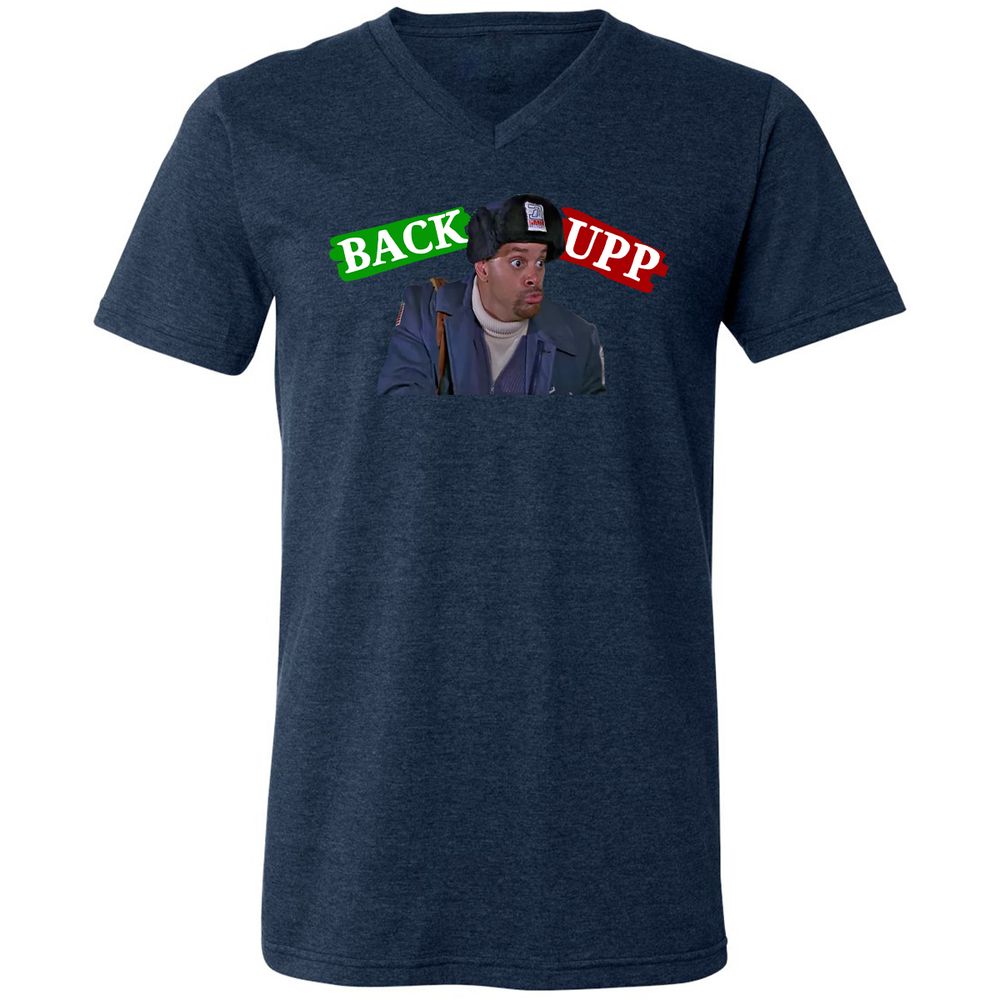 Unisex V-Neck T-Shirt - BVZC16RK - Heather Navy - 15