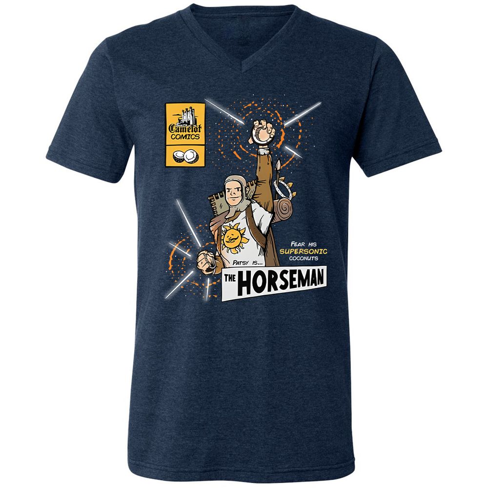 Unisex V-Neck T-Shirt - RZKMY2K8 - Heather Navy - 15