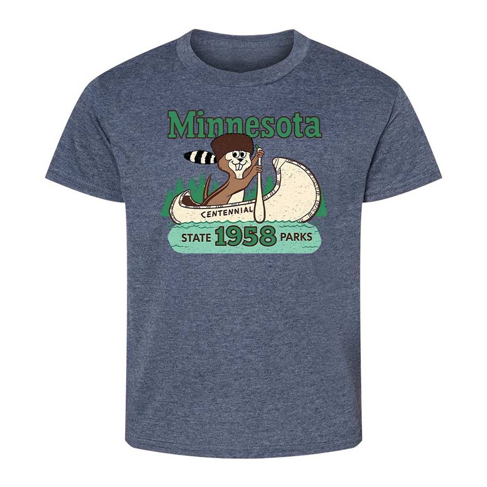 Kids T-Shirt - JQEXFWC5 - Heather Navy - 15