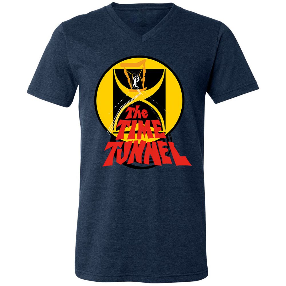 Unisex V-Neck T-Shirt - Y5USDS35 - Heather Navy - 15
