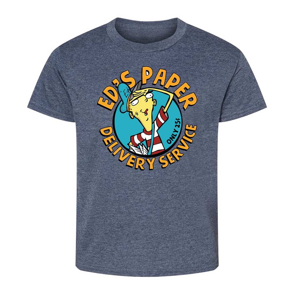 Kids T-Shirt - T38J9YCA - Heather Navy - 15