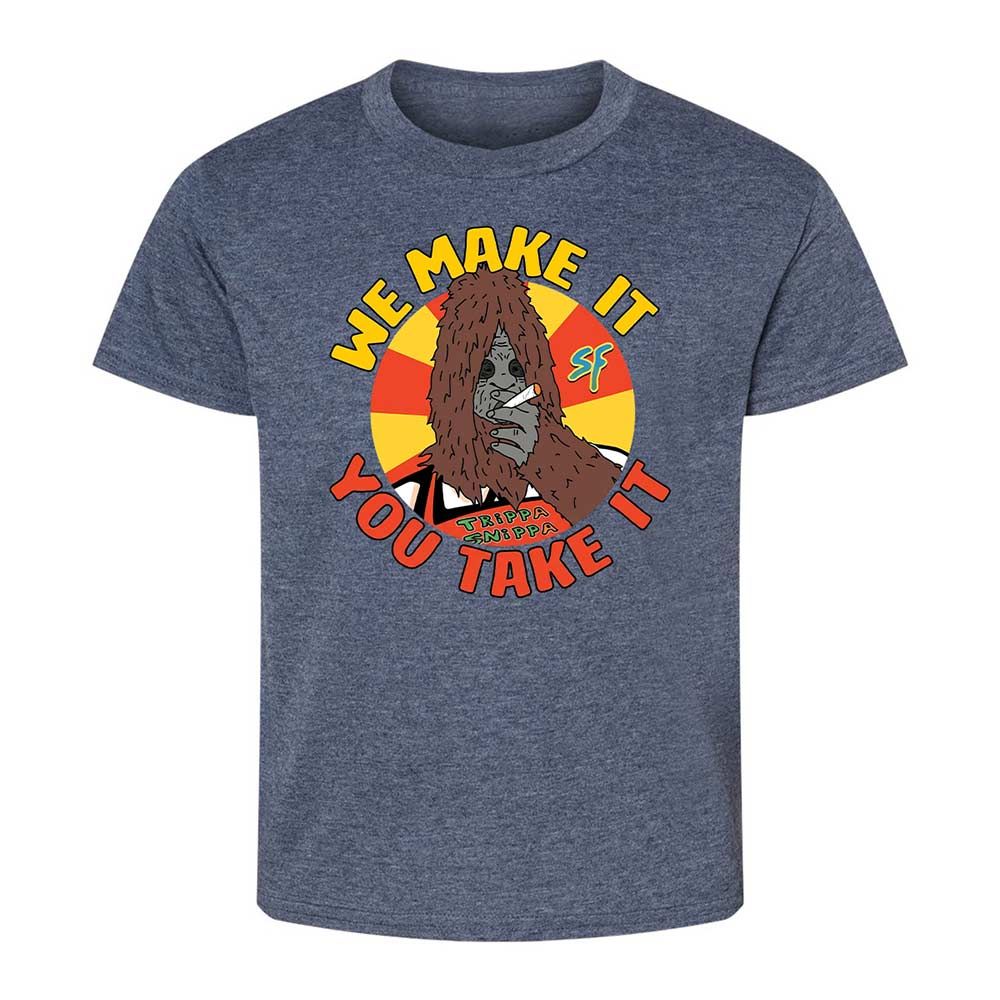 Kids T-Shirt - ZFTNZHAG - Heather Navy - 15