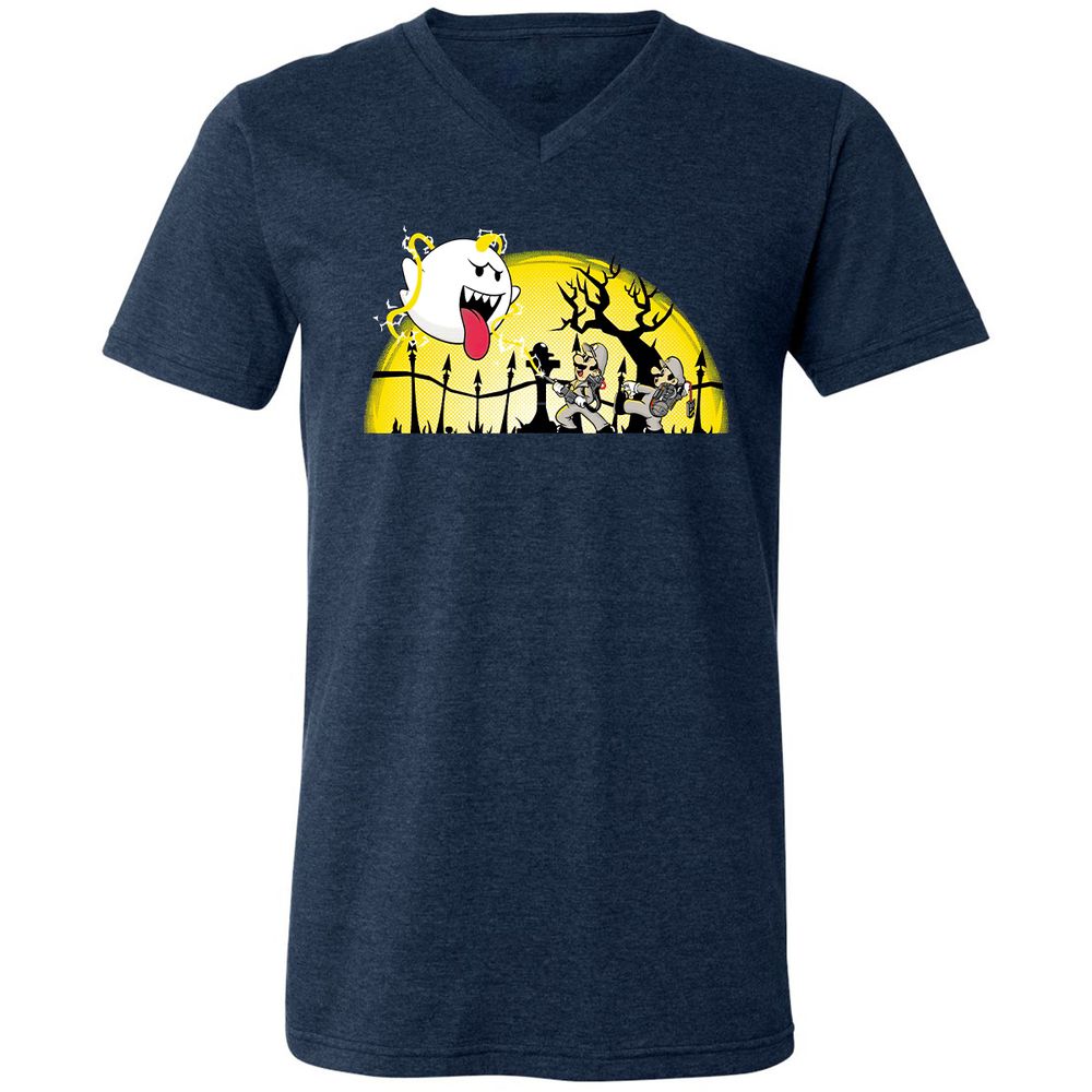 Unisex V-Neck T-Shirt - PZ18CRCZ - Heather Navy - 15