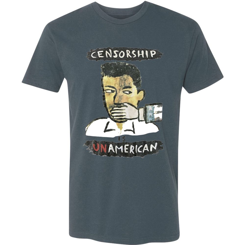 Censorship is Unamerican - Indigo - 15