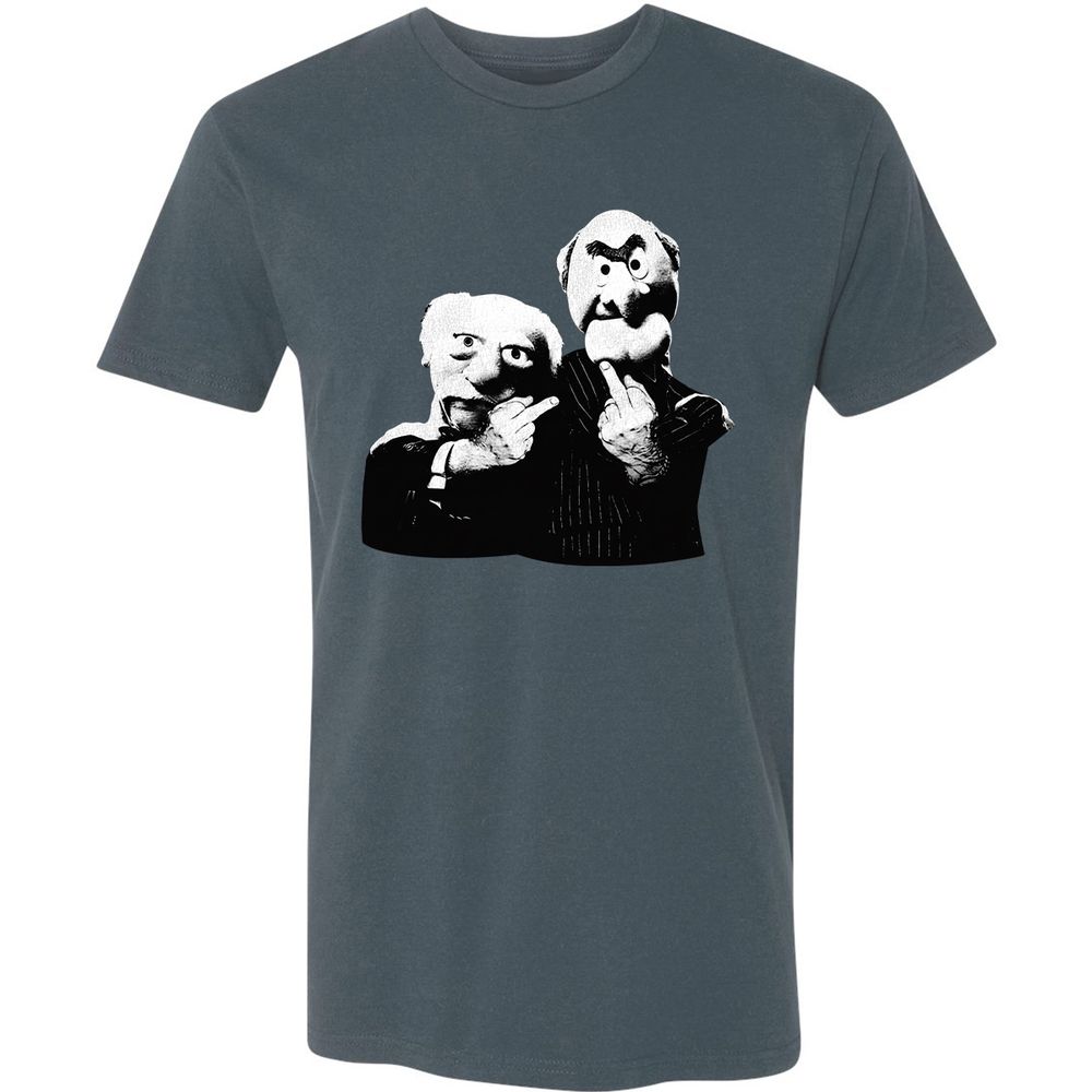 Statler and Waldorf Middle Finger - Indigo - 15