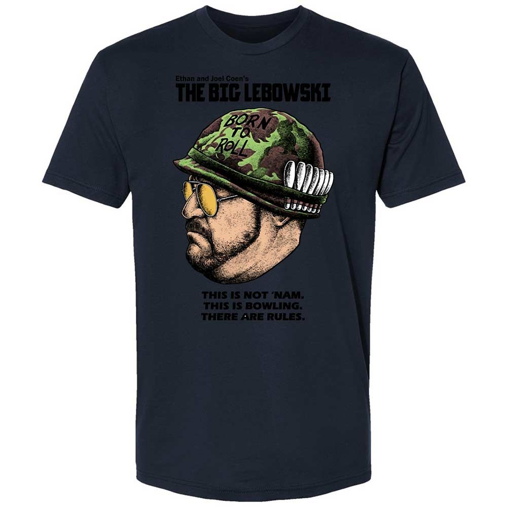 Premium Unisex T-Shirt - White - Midnight Navy - 15