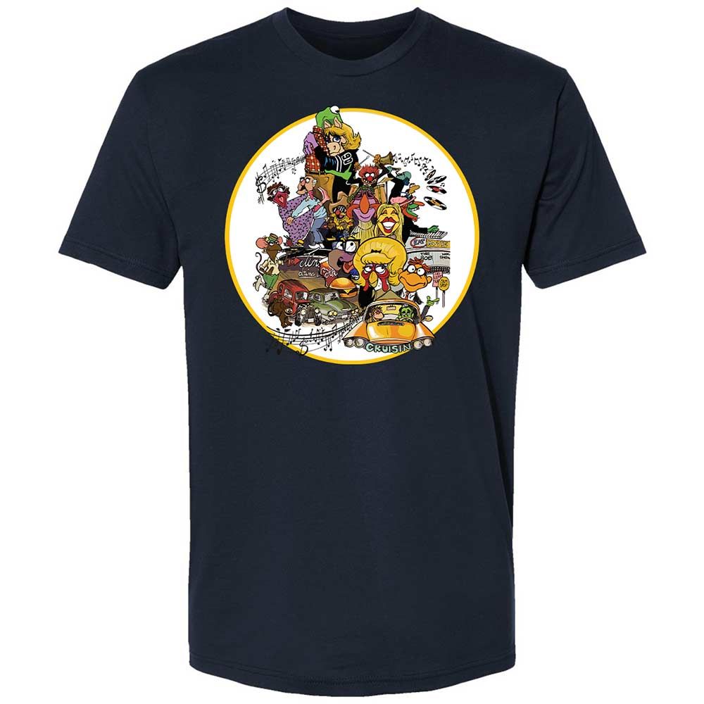 Muppet Graffiti - Midnight Navy - 15
