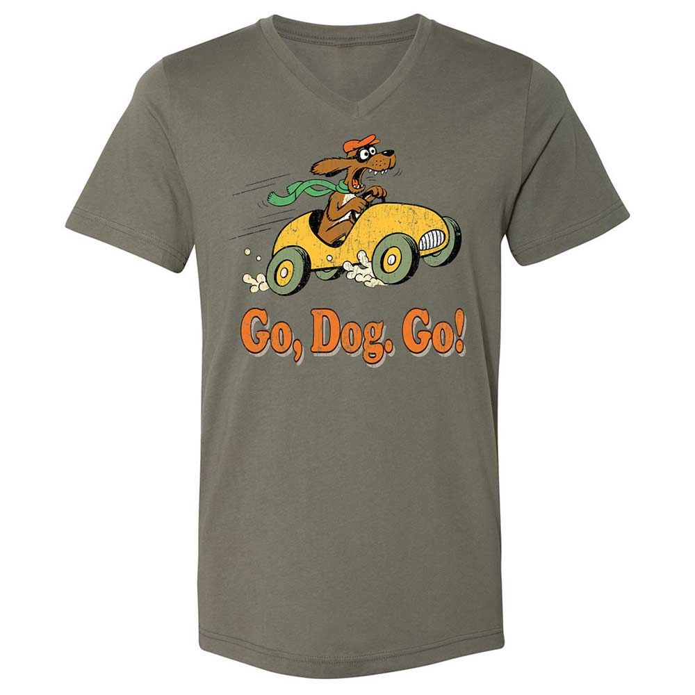 Unisex V-Neck T-Shirt - SU8RS743 - Military Green - 15