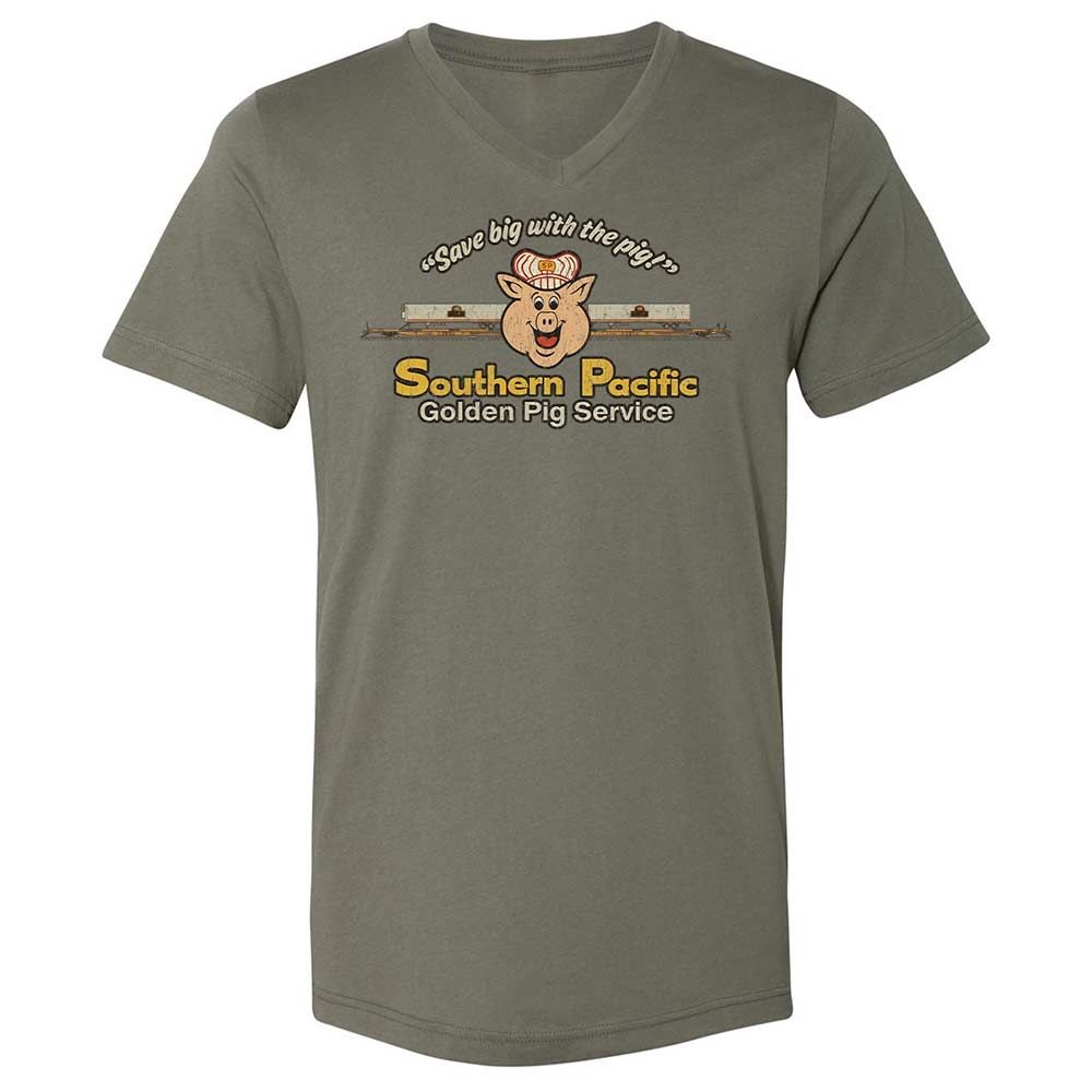 Unisex V-Neck T-Shirt - SDRRRSL9 - Military Green - 15