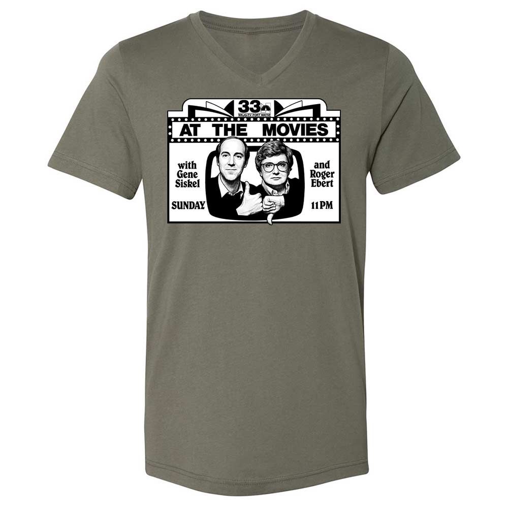Unisex V-Neck T-Shirt - TPS6R4CH - Military Green - 15