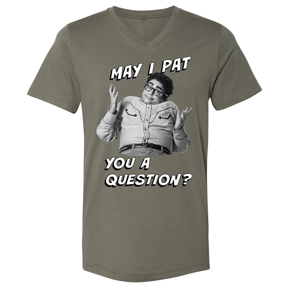 Unisex V-Neck T-Shirt - AEZYNX8L - Military Green - 15