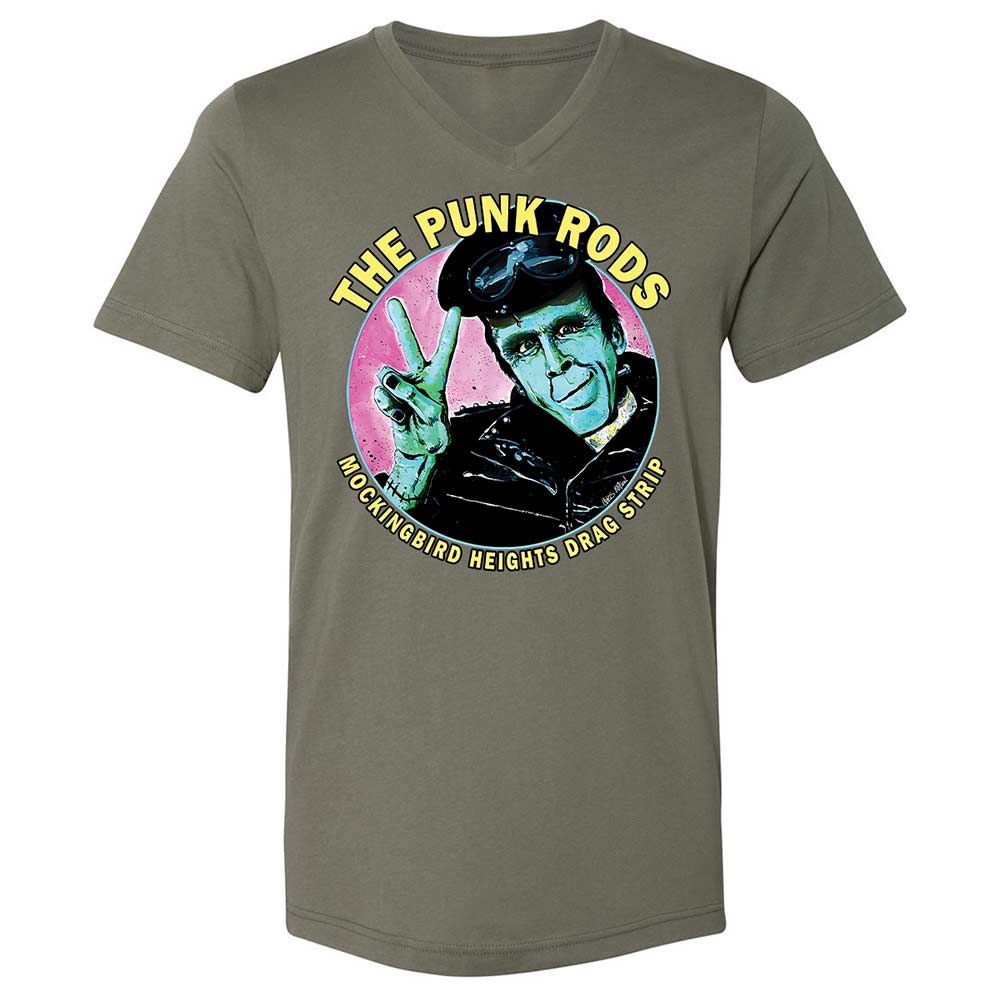 Unisex V-Neck T-Shirt - 9S9WHDHM - Military Green - 15