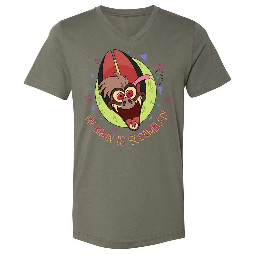 Unisex V-Neck T-Shirt - 5DGU18T5 - Military Green - 15