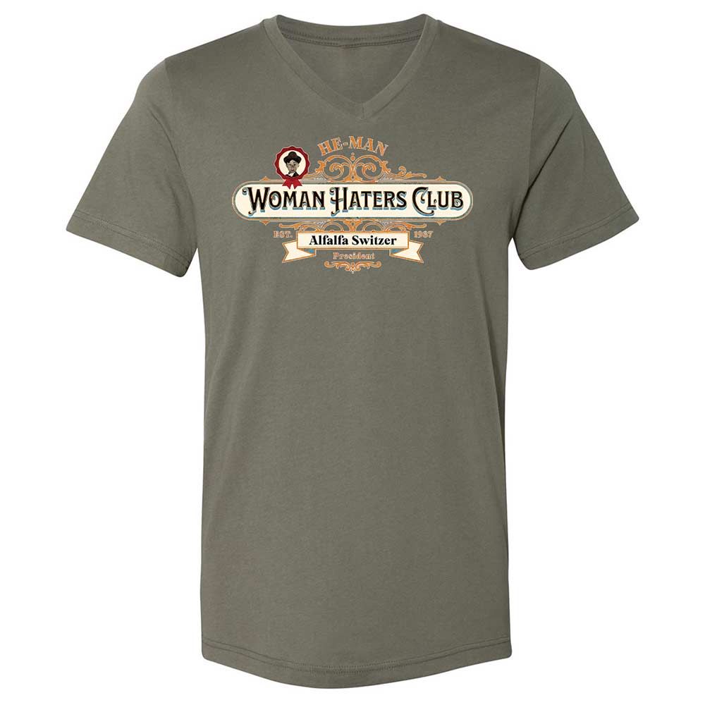 Unisex V-Neck T-Shirt - ZRWKEH1F - Military Green - 15