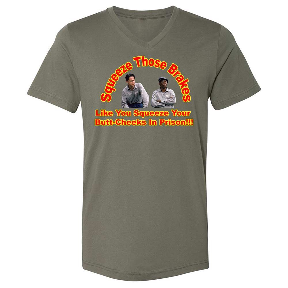 Unisex V-Neck T-Shirt - VT98WLFR - Military Green - 15