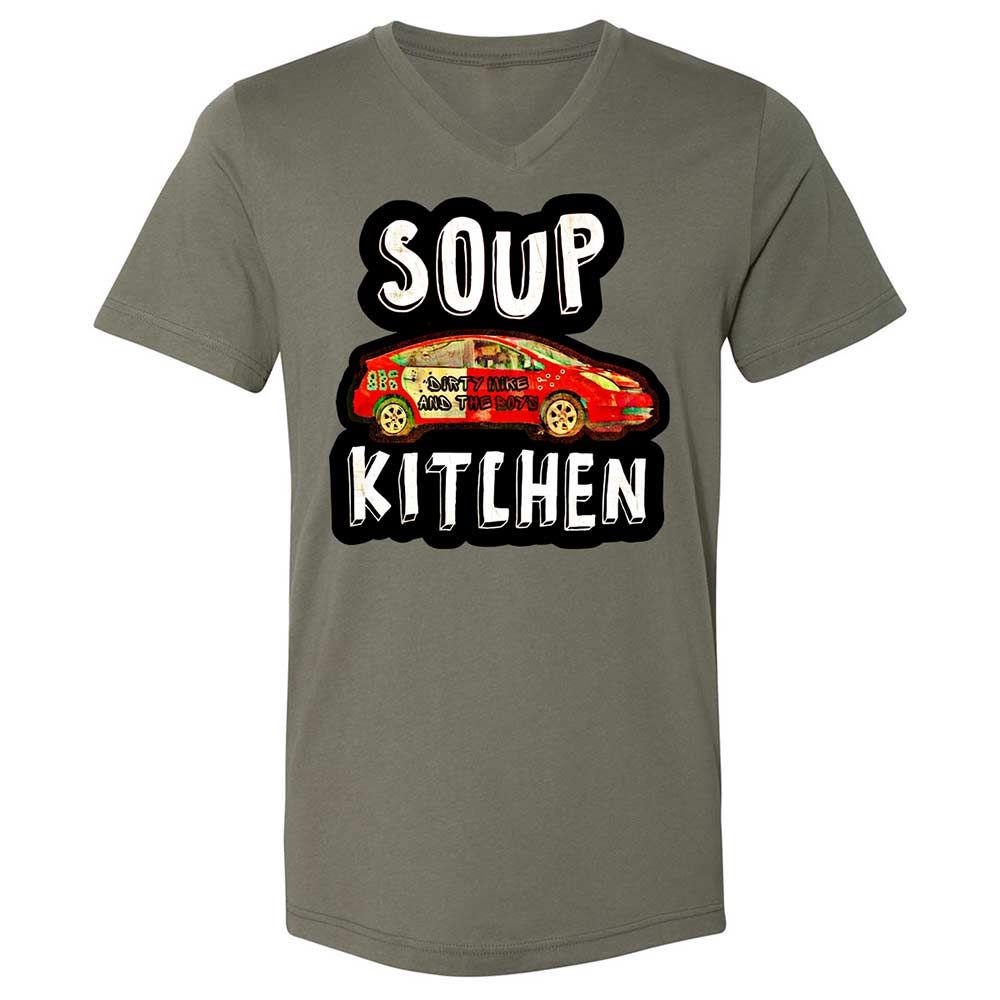 Unisex V-Neck T-Shirt - MDXM59V8 - Military Green - 15