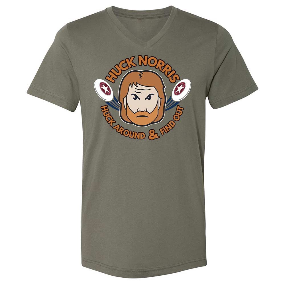 Unisex V-Neck T-Shirt - LNYD3Y8C - Military Green - 15
