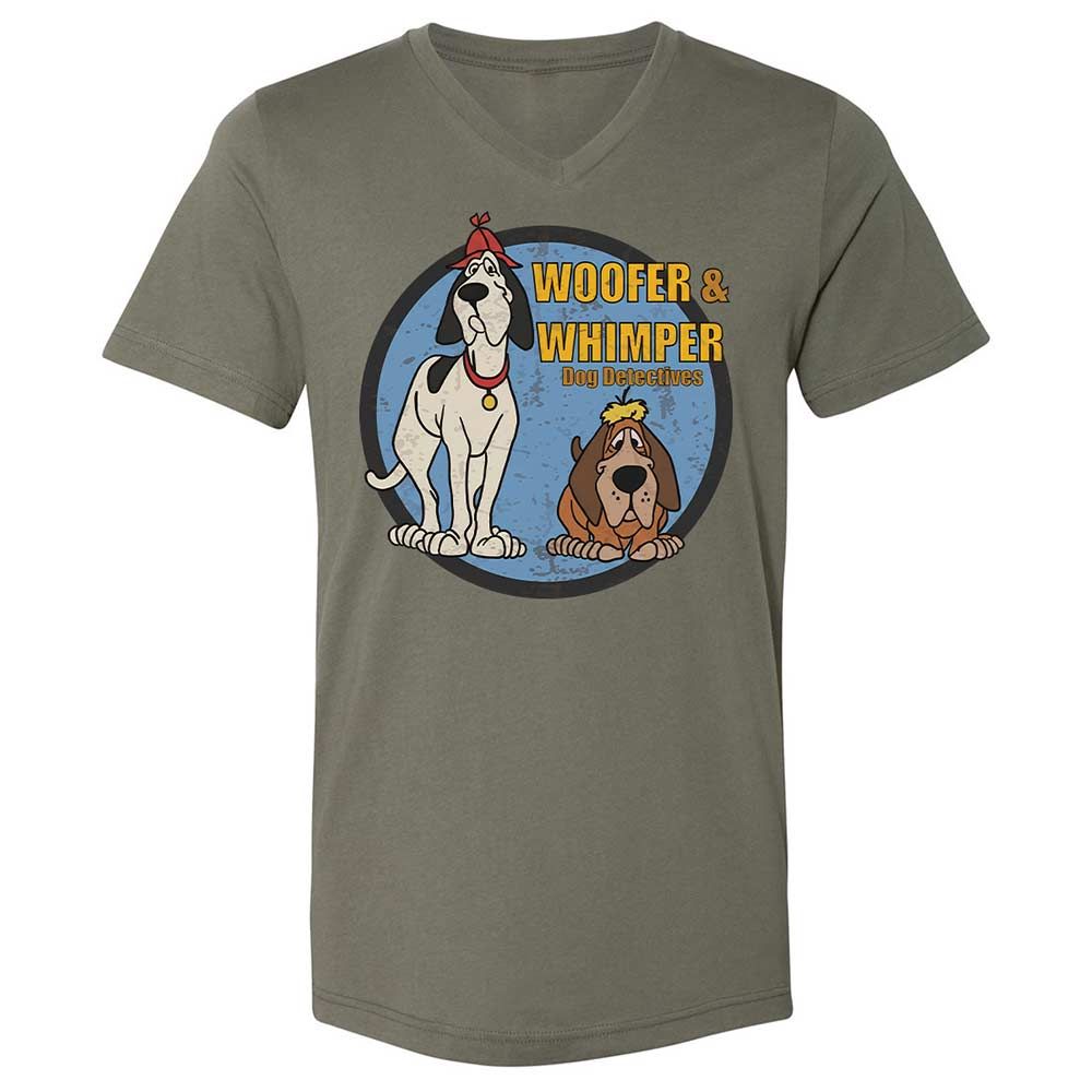 Unisex V-Neck T-Shirt - 46HHCJAX - Military Green - 15