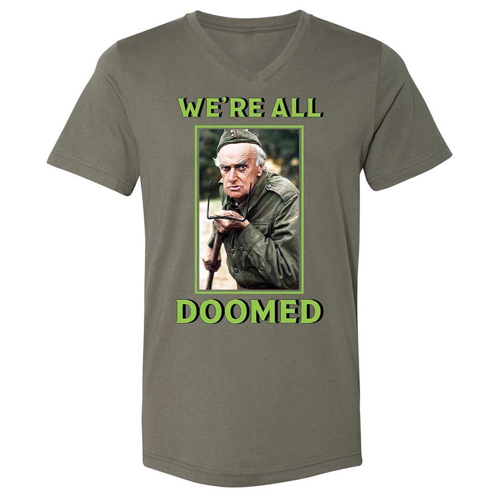 Unisex V-Neck T-Shirt - TC4U2W48 - Military Green - 15