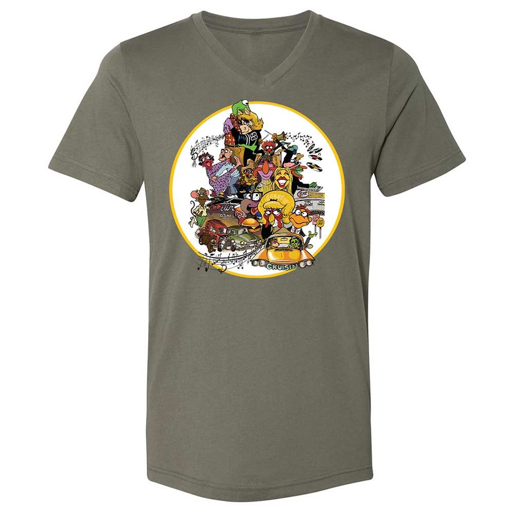 Muppet Graffiti - Military Green - 15