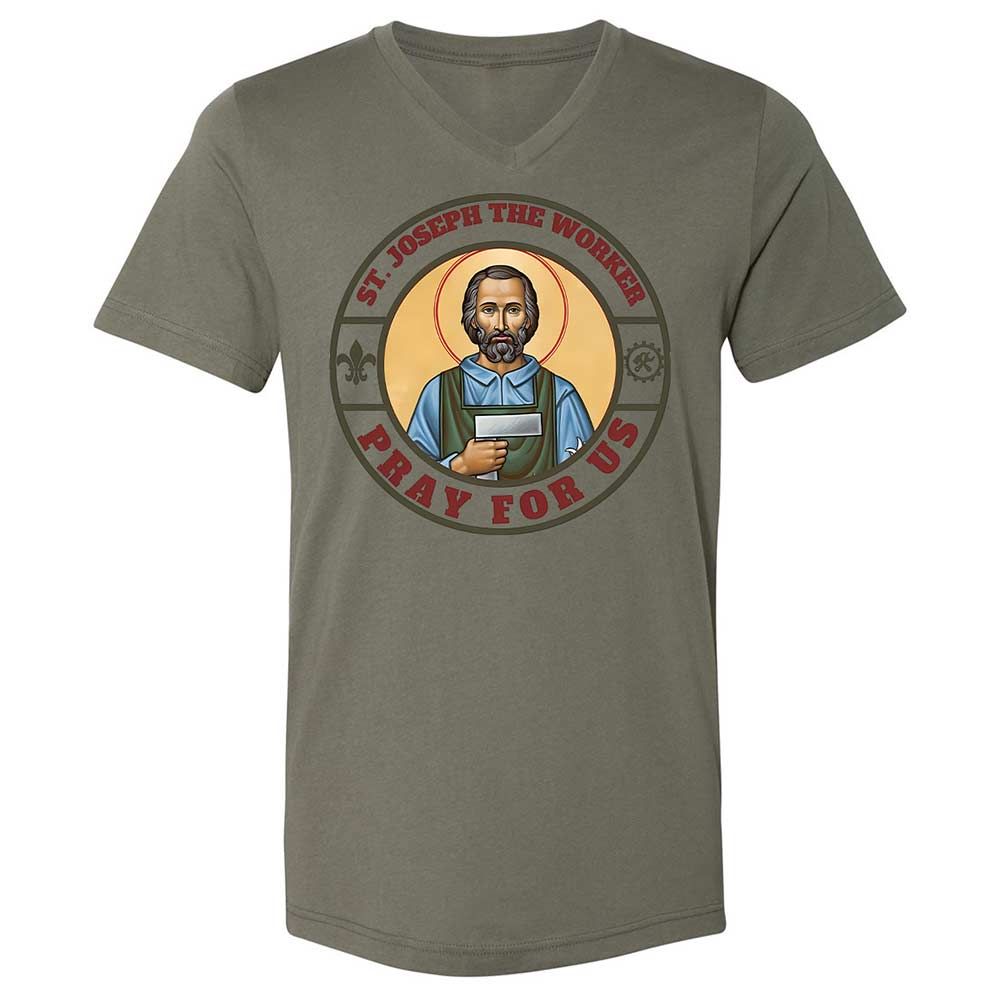 Pray for Us - Military Green - 15