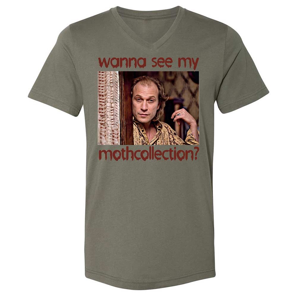 Unisex V-Neck T-Shirt - E2CE6DL4 - Military Green - 15