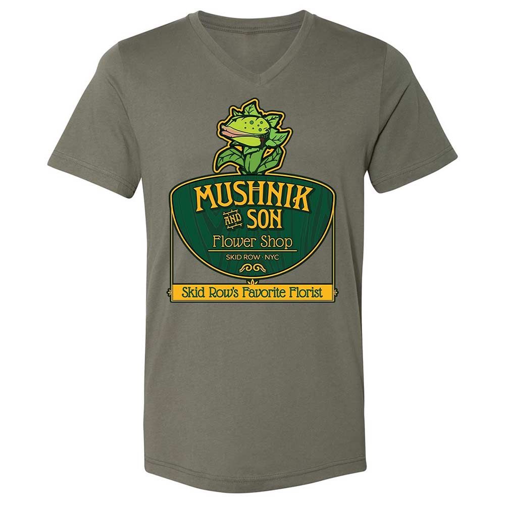 Unisex V-Neck T-Shirt - 9QDJFT3P - Military Green - 15