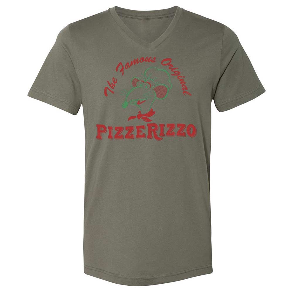 Unisex V-Neck T-Shirt - 5656WHM3 - Military Green - 15