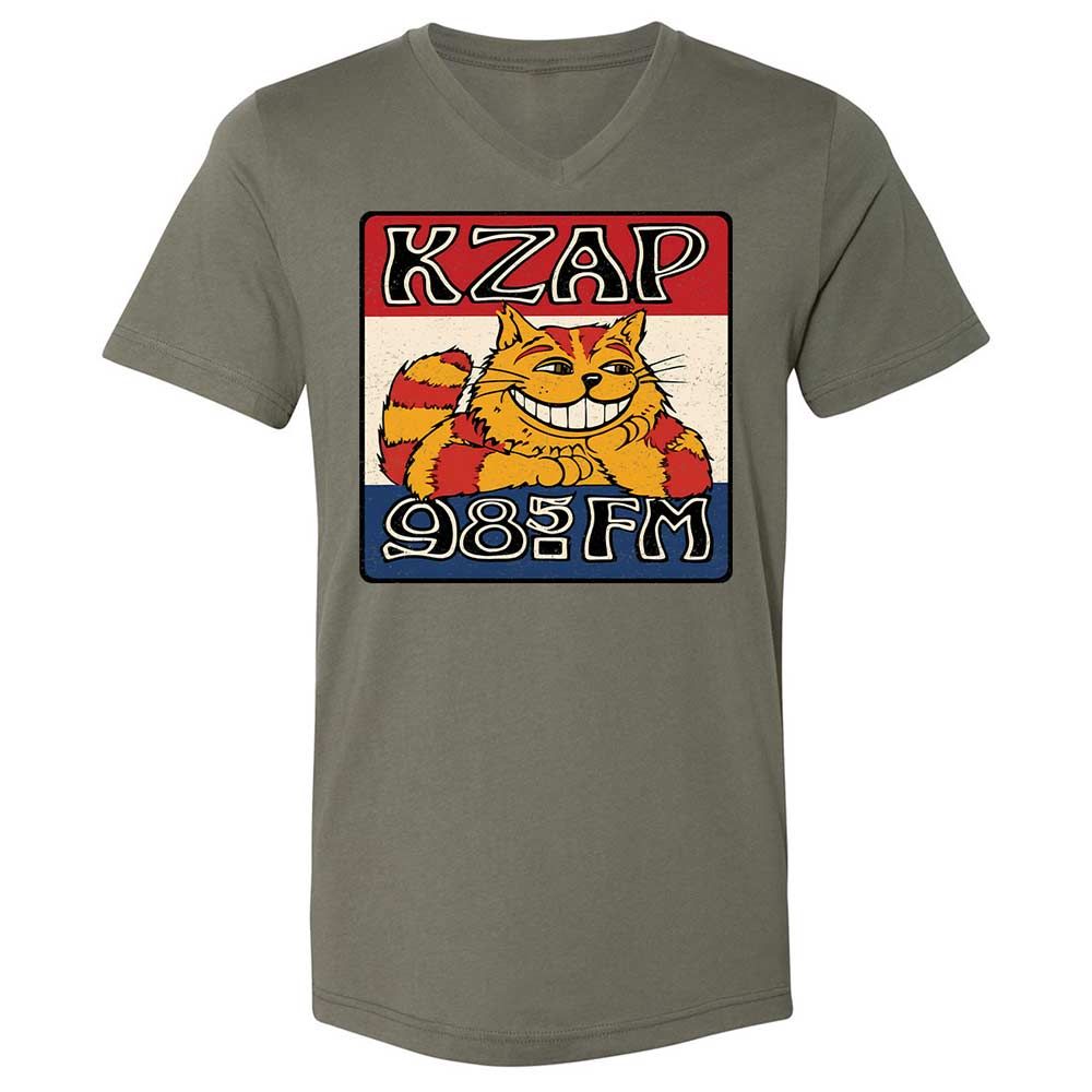 Unisex V-Neck T-Shirt - MKA6G9C6 - Military Green - 15