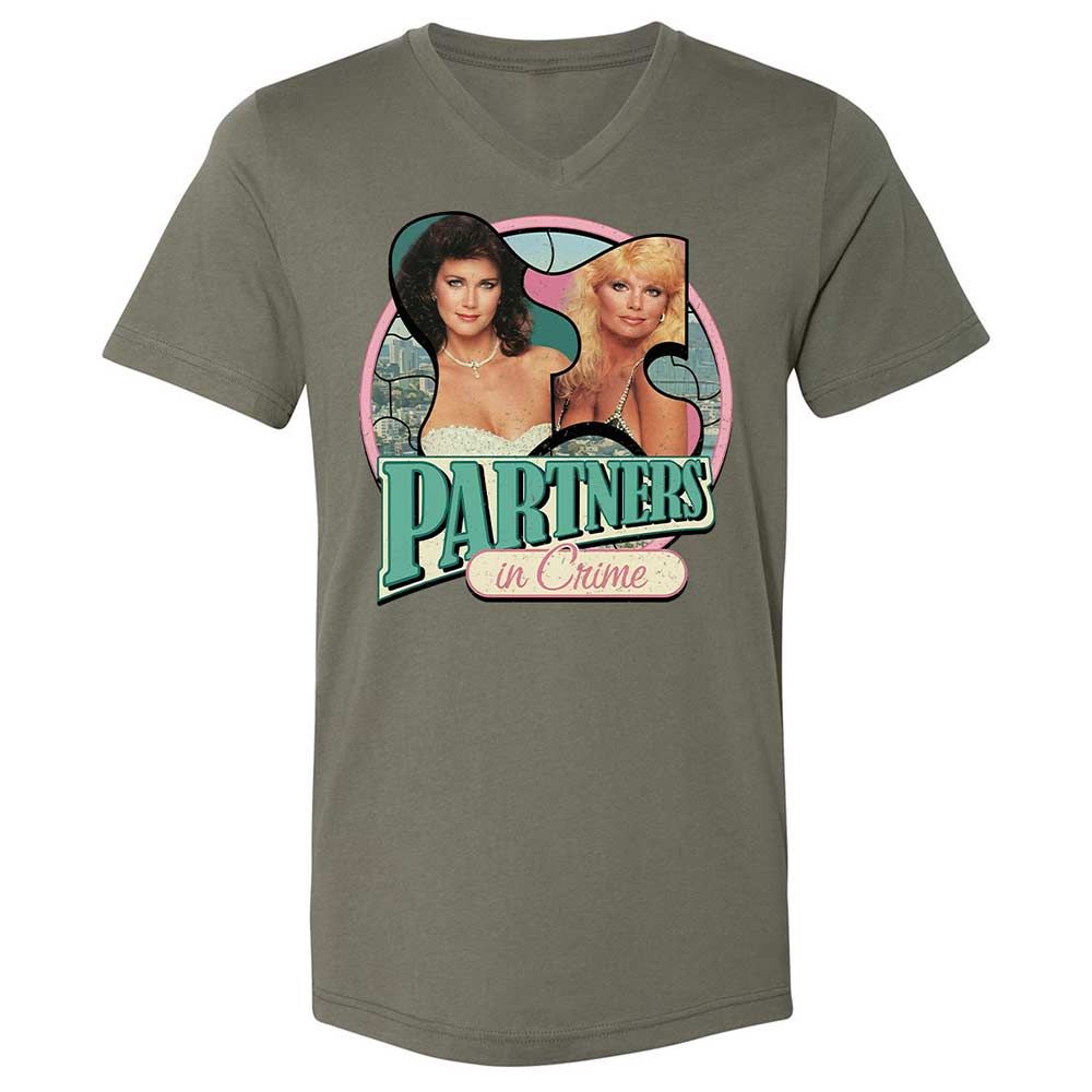 Unisex V-Neck T-Shirt - WBL6W3FH - Military Green - 15