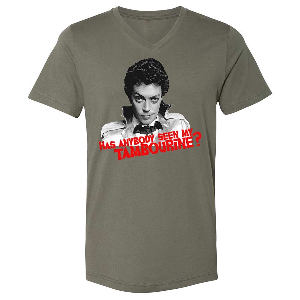 Unisex V-Neck T-Shirt - PD4KQ483 - Military Green - 15