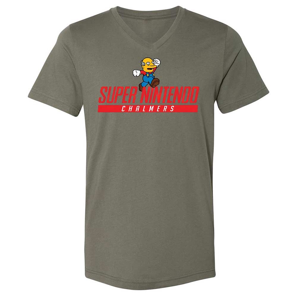 Unisex V-Neck T-Shirt - WKLW5FKM - Military Green - 15