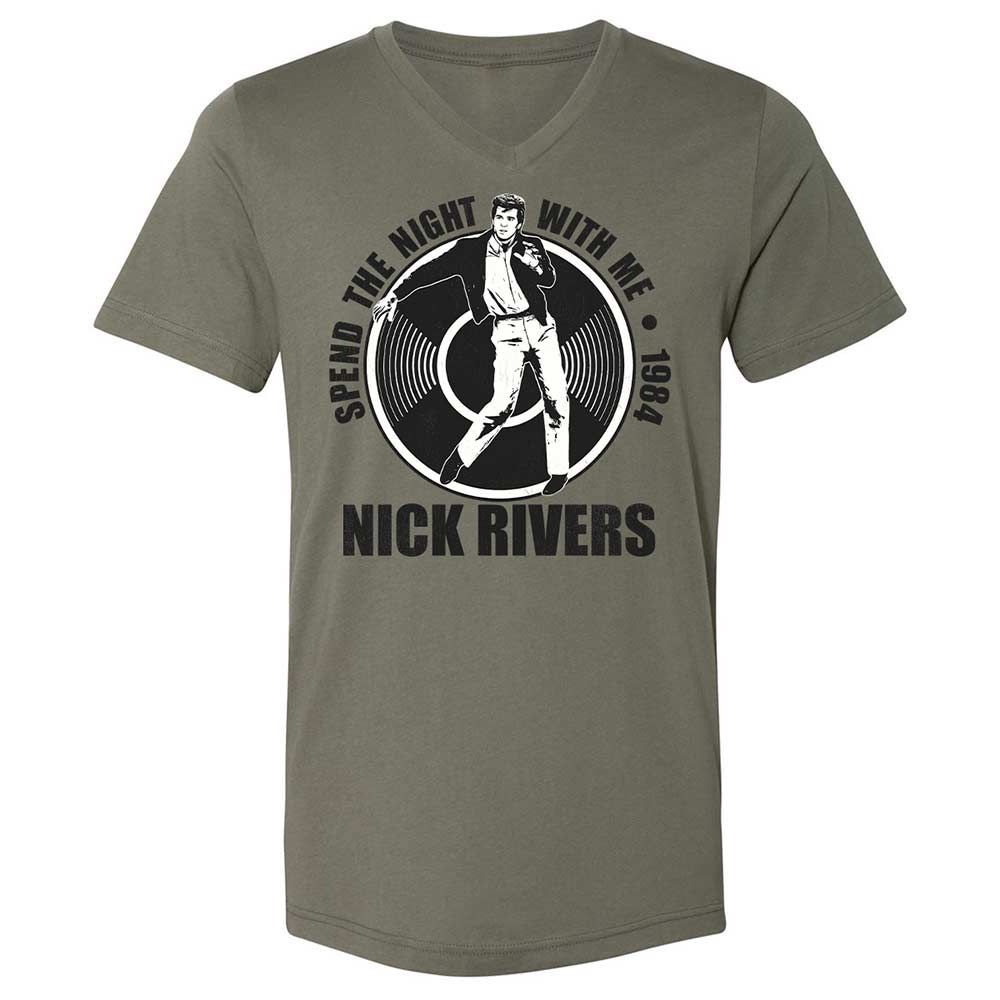 Unisex V-Neck T-Shirt - UVXAY29G - Military Green - 15