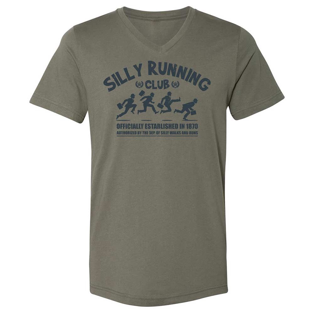 Unisex V-Neck T-Shirt - XC7GA3U8 - Military Green - 15