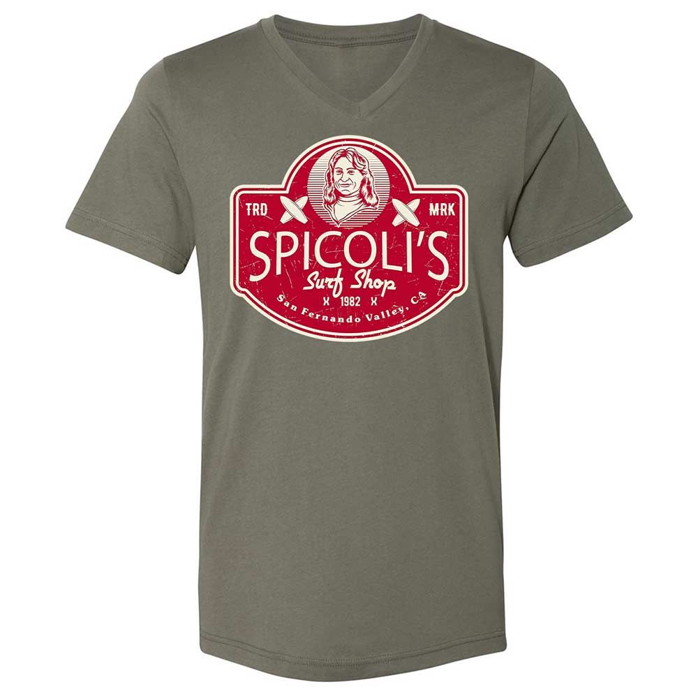 Unisex V-Neck T-Shirt - 4MSCTSRV - Military Green - 15