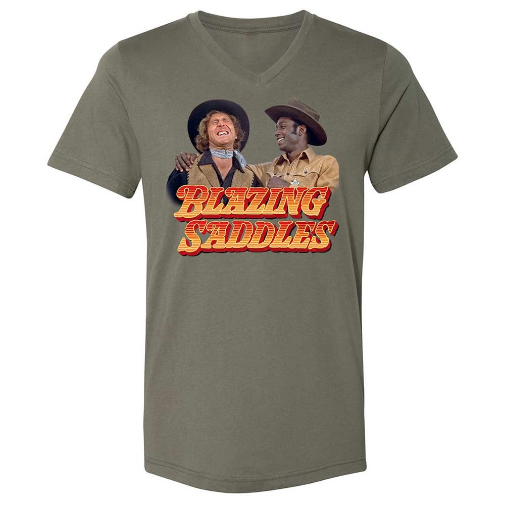 Unisex V-Neck T-Shirt - MMVHQPFW - Military Green - 15