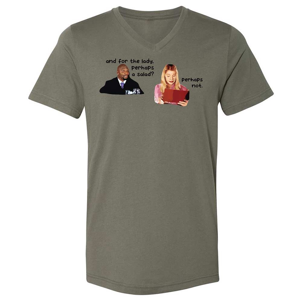 Unisex V-Neck T-Shirt - CBVWTR2Z - Military Green - 15