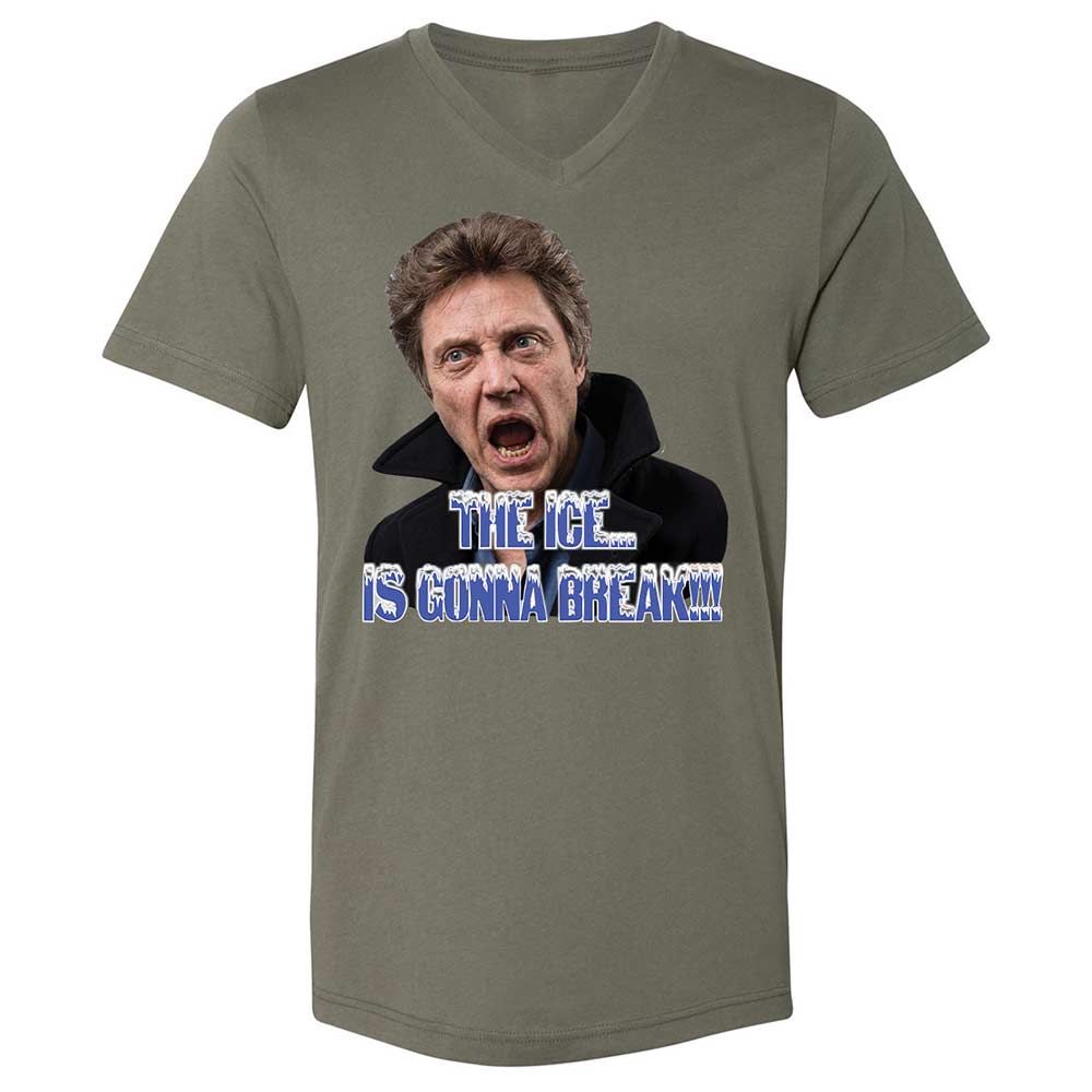 Unisex V-Neck T-Shirt - VJ2UJB69 - Military Green - 15